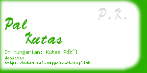 pal kutas business card